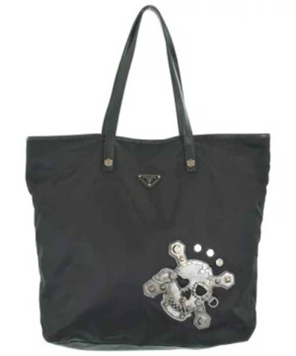 Prada Vitello Daino Shopping Leather Tote Bag Black